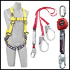 3M DBI-SALA ExoFit Full Body Style Harness With Back, Side And Front Rescue D-Ring With 18" Extension, Tongue Leg Strap Buckle, Seat Strap And Belt