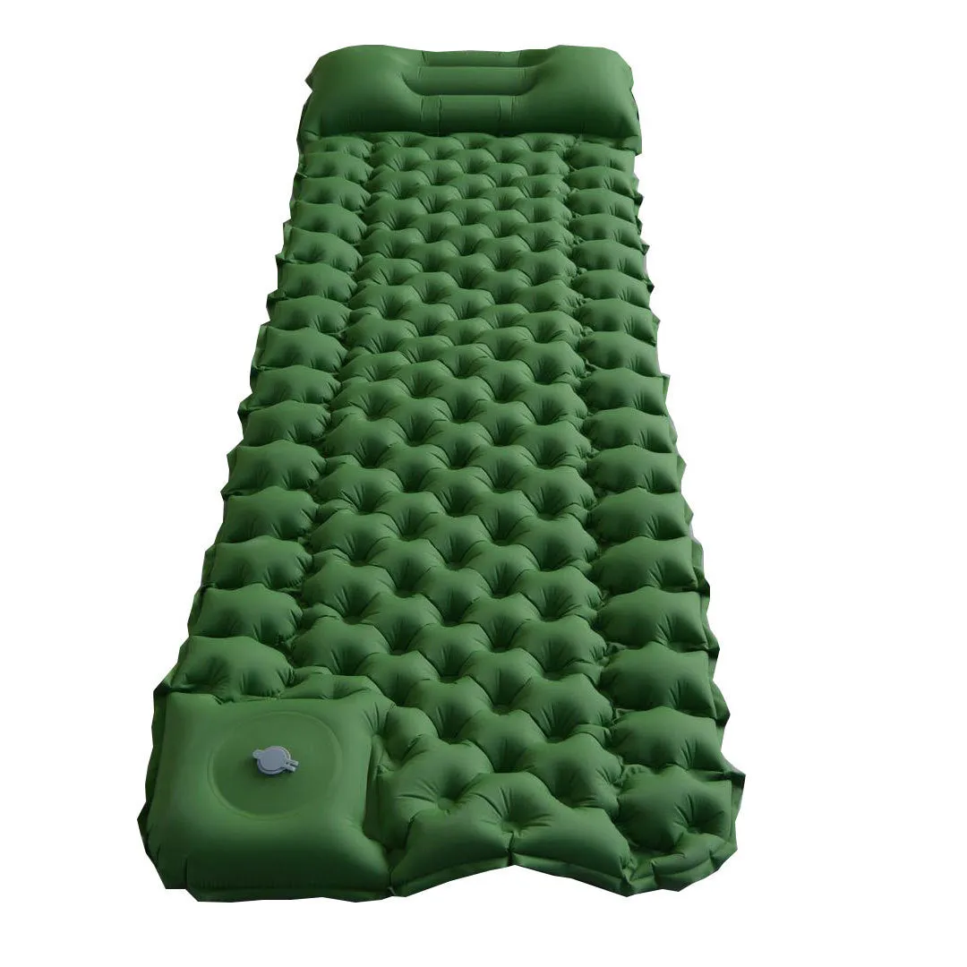 Camping Sleeping Pad with Pillow, Inflatable Air Mattress