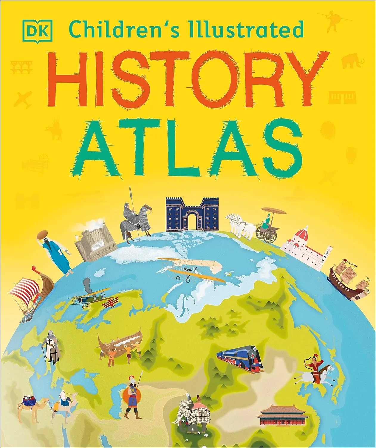 Children's Illustrated History Atlas Hardcover Book