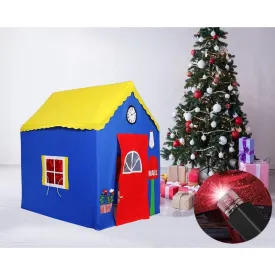 Combo of 2 MY SWEET HOME Printed Printed Play Tent House With Rechargeable USB Mini Star Laser Light for Kids