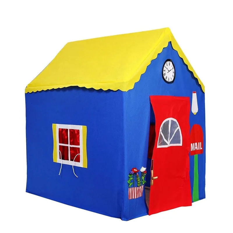 Combo of 2 MY SWEET HOME Printed Printed Play Tent House With Rechargeable USB Mini Star Laser Light for Kids