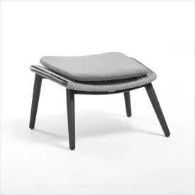 Elise Ottoman - Grey Charcoal