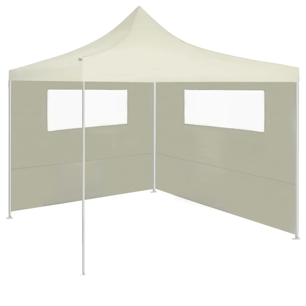 Gazebo Sidewall with Windows 6x2 m Cream