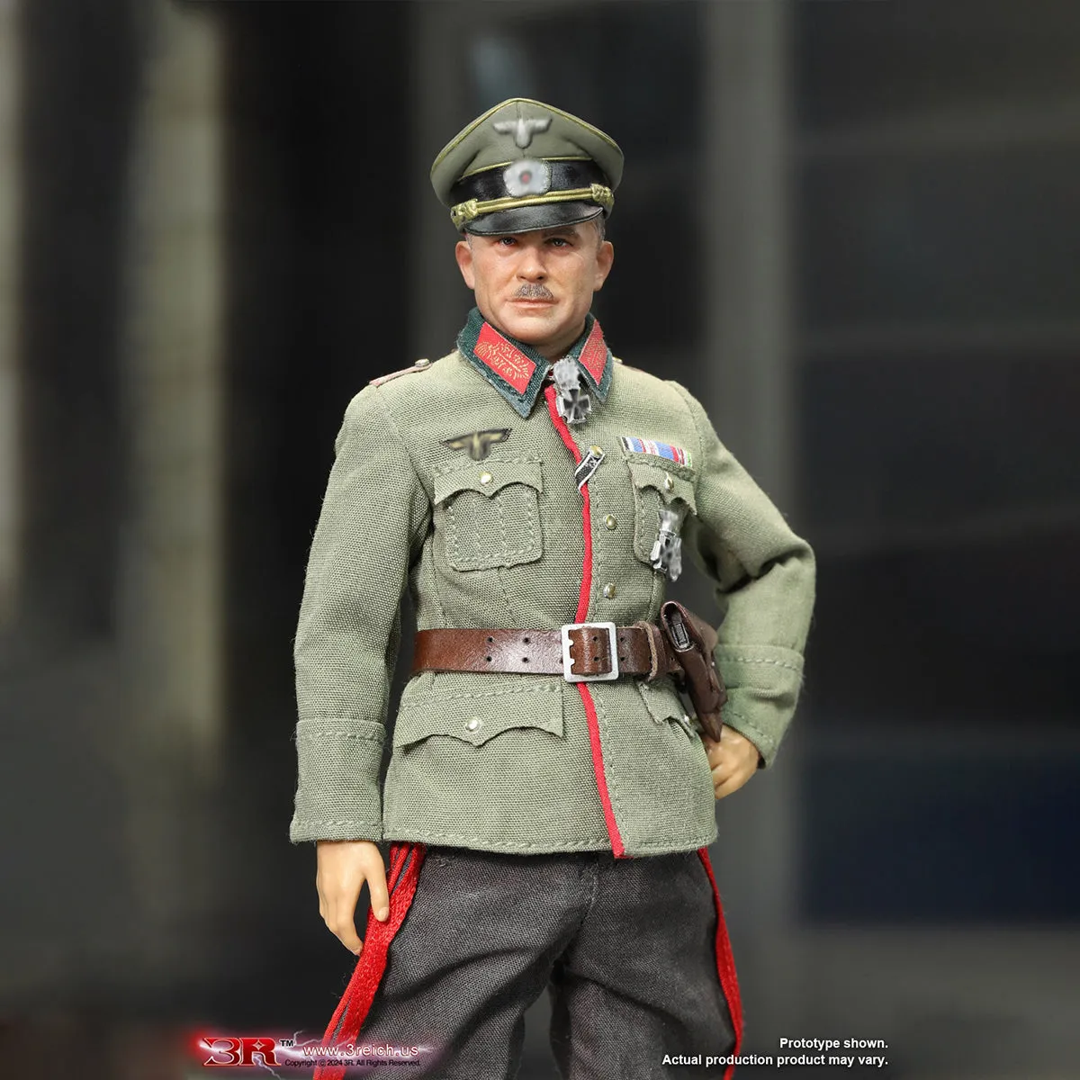 HiPlay 3R Collectible Action Figure Full Set: Little Empire - Guderian, Military Style, Seamless Design, 1:12 Scale Miniature