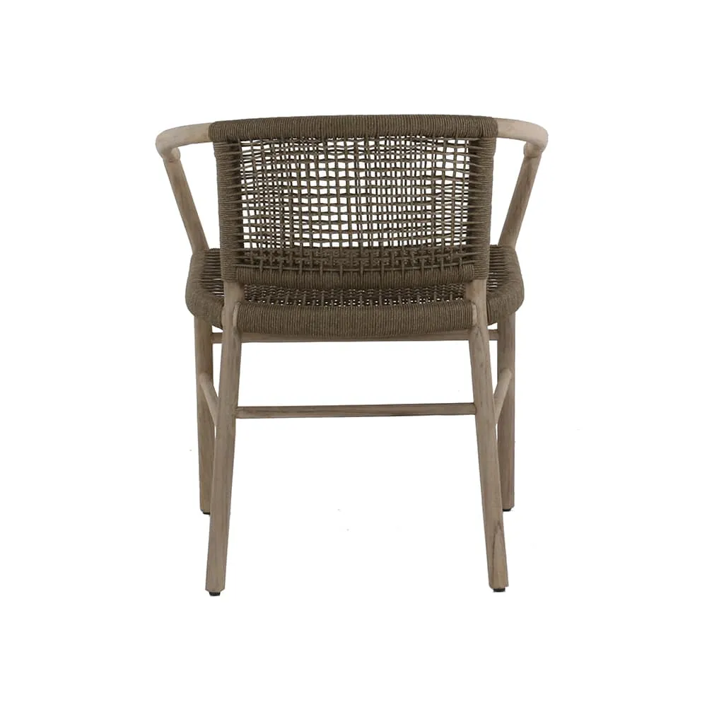 Macintosh Rope and Teak Dining Armchair