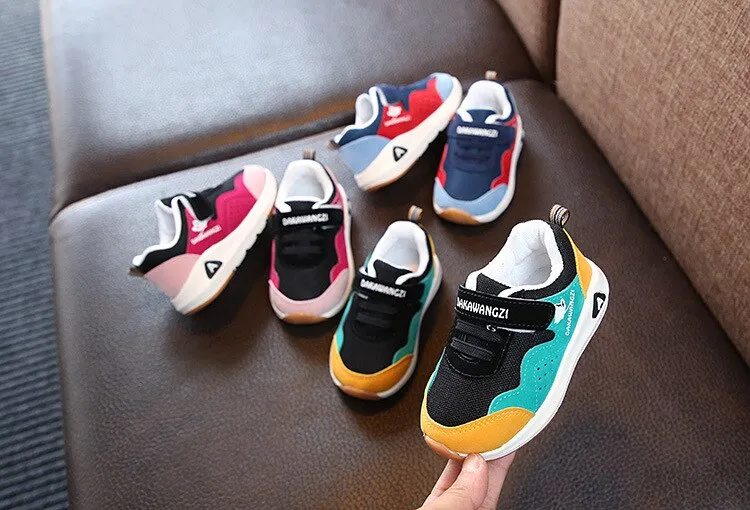 New children's shoes boys and girls breathable mesh children's sports shoes