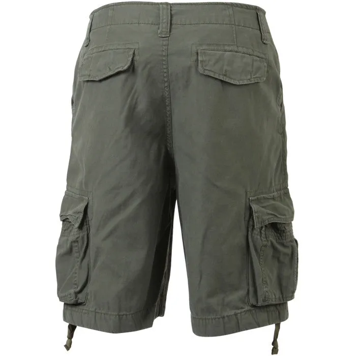 Olive Drab - Military Vintage Infantry Utility Shorts