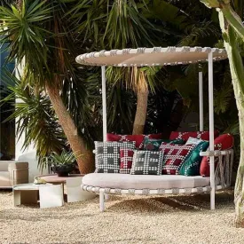 Outdoor Braided, Rope & Cord Daybed - Paraguas