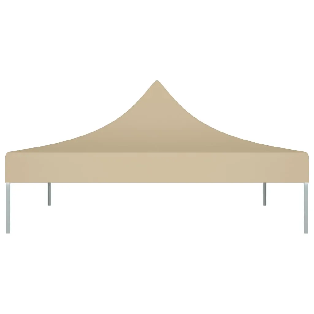 Party Tent Roof 3x3 m Beige 270 g/m²