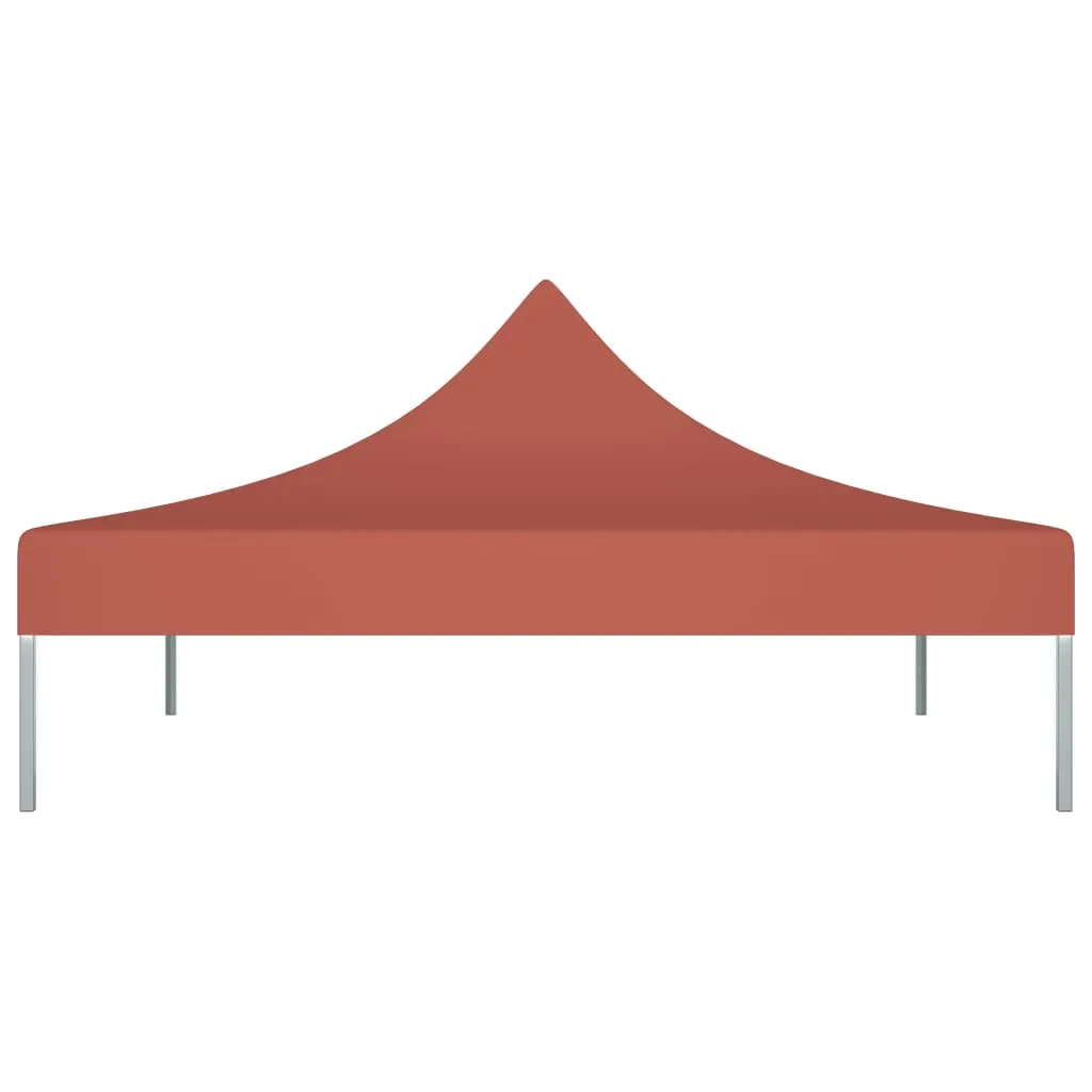 Party Tent Roof 3x3 m Terracotta 270 g/m²