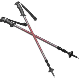 Trekking Poles Spokey Ekvilibro Gy Rd Gray-Red 924976